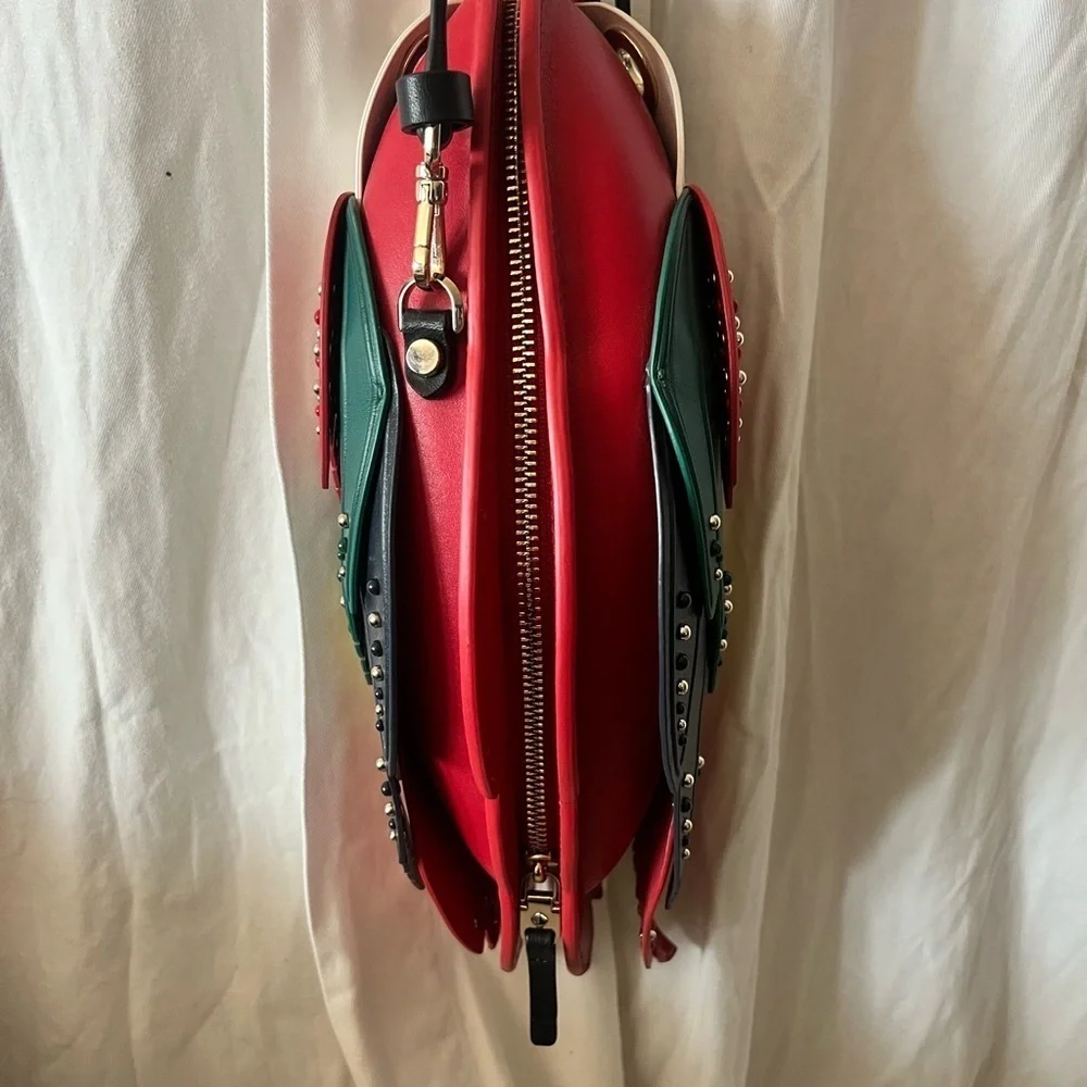 Kate Spade RIO 3D parrot italian leather crossbody SAMPLE BAG NEVER USED